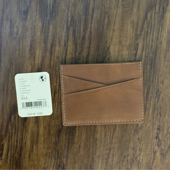 Free people pocket card holder in leather - Picture 9 of 10